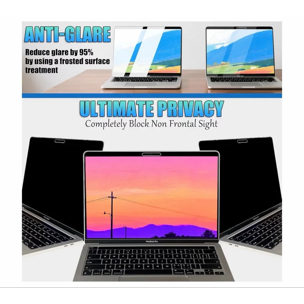 NEW Nano-Suction Privacy Screen Protector MacBook Pro 13”